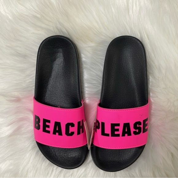 Victoria's Secret Pink Cross Slides. Size 5-6 Small. NWT - Picture 6 of 13